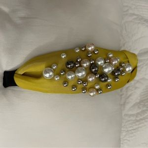 COPY - 3 different embellished Headbands Coral, Turquoise, and Yellow